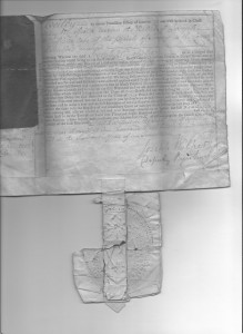 Joseph Wingfield letter of administration