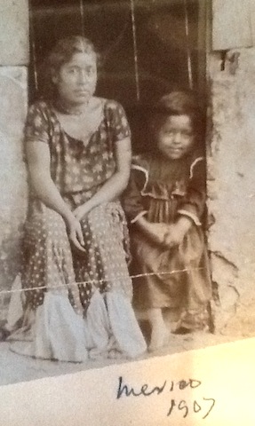 A photo from my grandfather's album, taken on a trip to Mexico in 1907