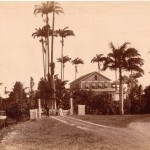 The old-time colonial mansion