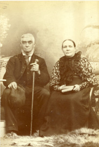 Frederick and Annie Dunkley, in old age