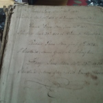 Page of entries for the Lane family